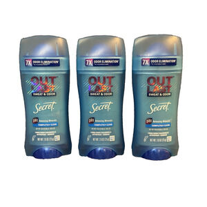 Secret Outlast Invisible/Solid Completely Clean 2.6oz (3 Pack) Expired 5/25